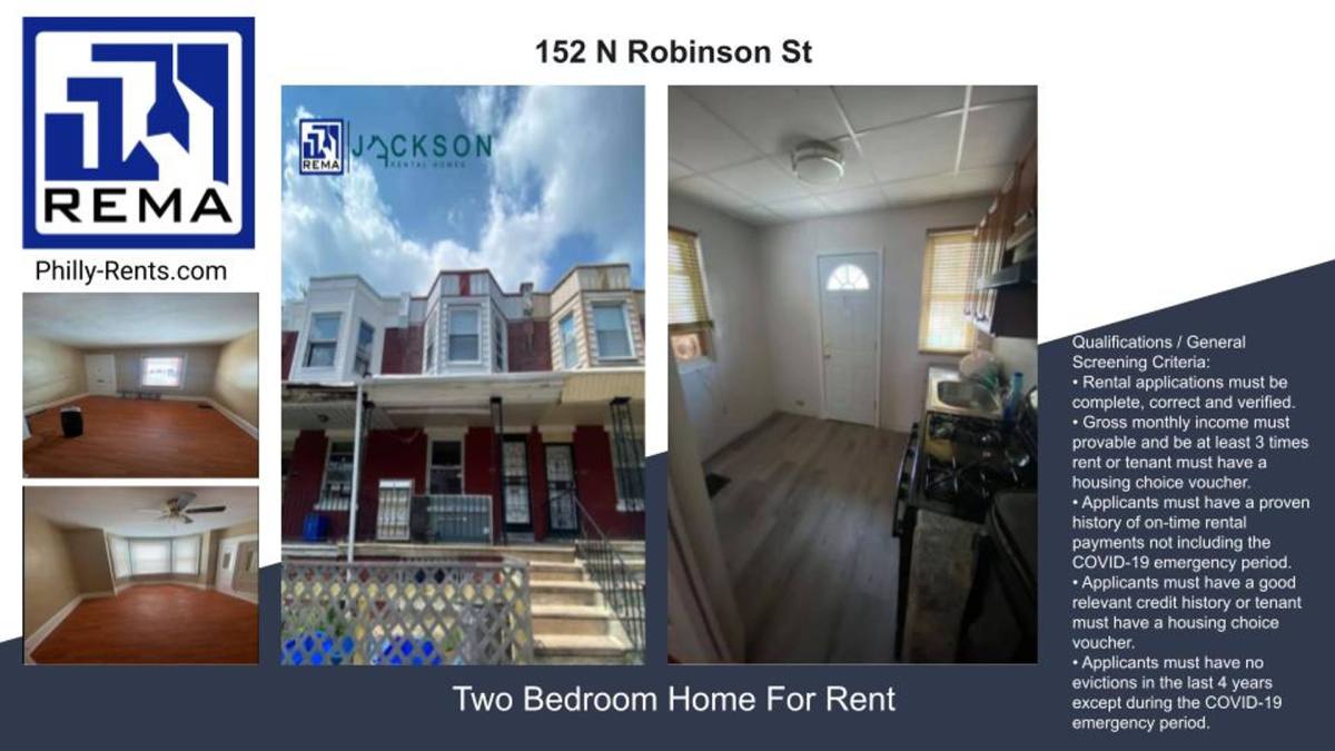 152 N Robinson St, Philadelphia, PA 19139 - House for Rent - Image 1
