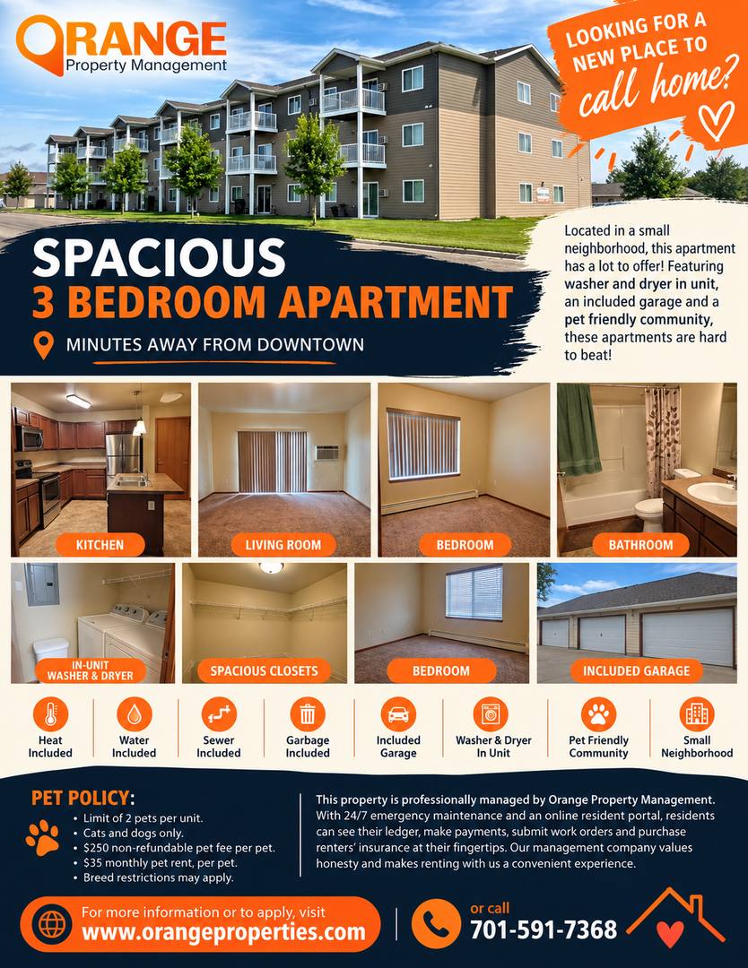 Apartment for rent at Dakota View, 305 3rd St NW, Gwinner, ND 58040