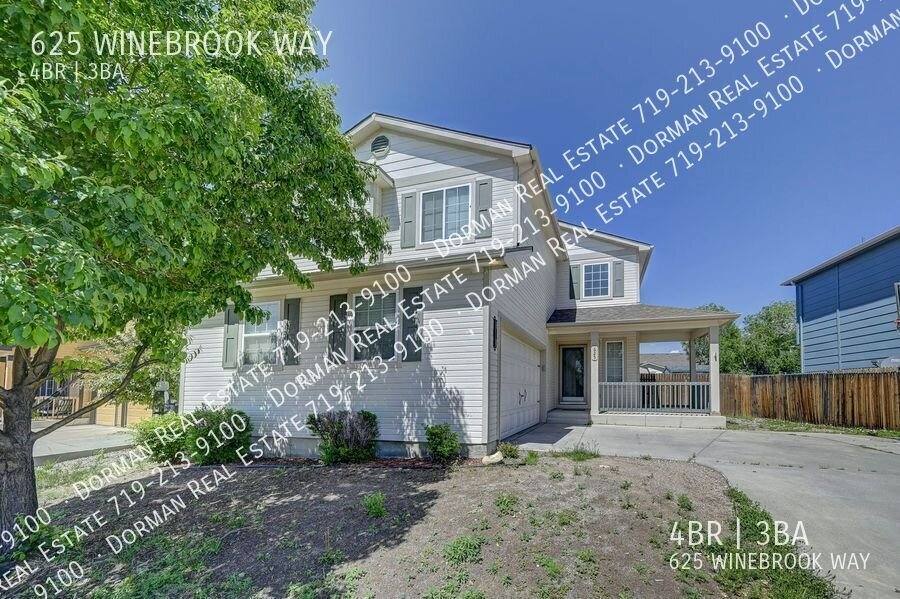 House for rent at 625 Winebrook Way, Fountain, CO 80817