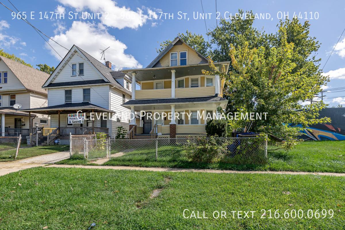 Apartment for rent at 965 E 147th St #2, Cleveland, OH 44110
