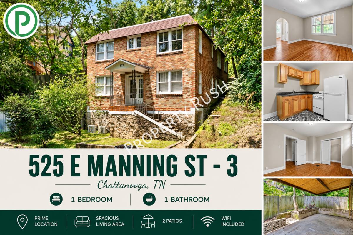 Apartment for rent at 525 E Manning St #3, Chattanooga, TN 37405