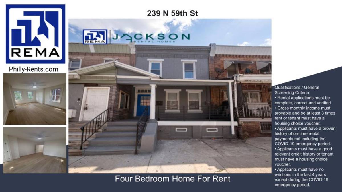 239 N 59th St, Philadelphia, PA 19139 - House for Rent - Image 1