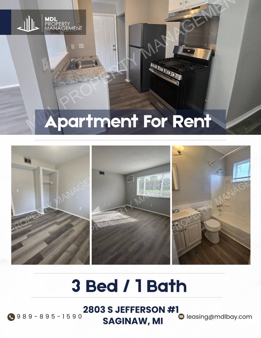 Apartment for rent at 2803 S Jefferson, Saginaw, MI 48601