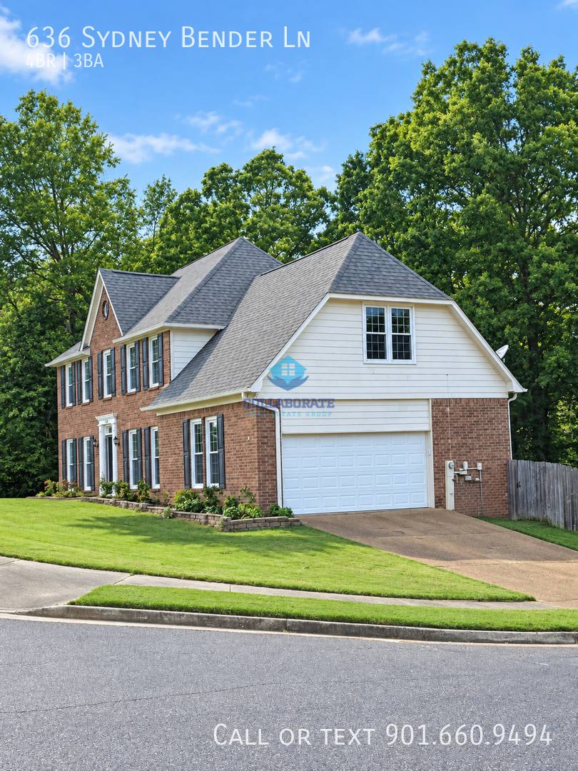 House for rent at 636 Sydney Bender Lane, Collierville, TN 38017