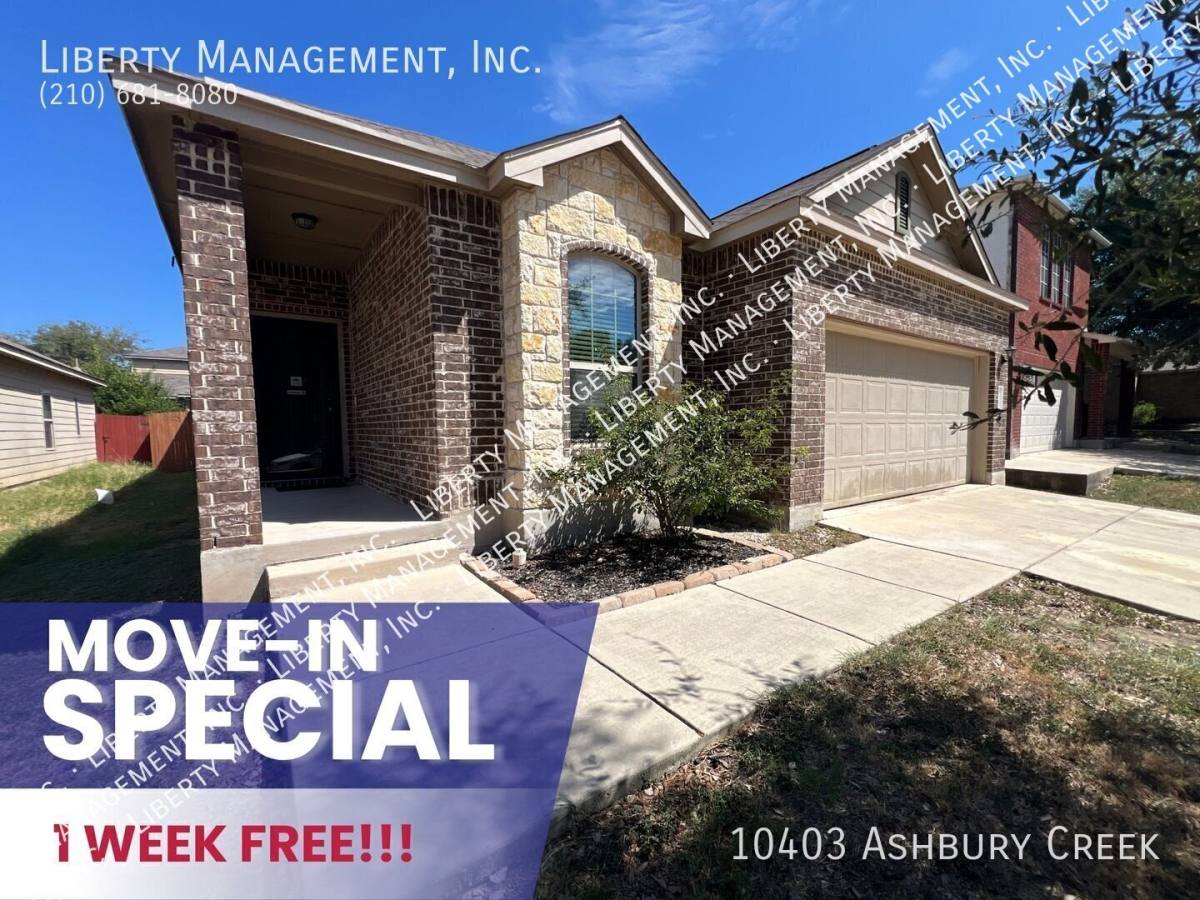 House for rent at 10403 Ashbury Creek, San Antonio, TX 78245