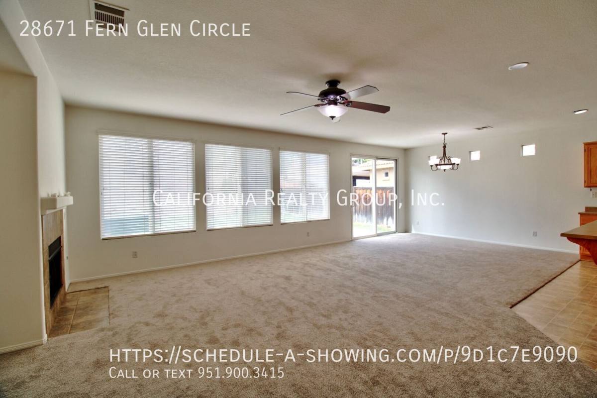House for rent at 28671 Fern Glen Circle, Lake Elsinore, CA 92530