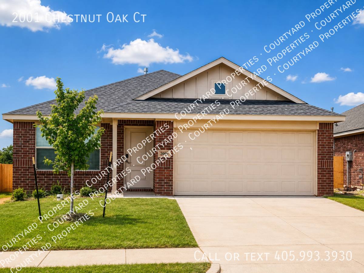 House for rent at 2001 Chestnut Oak Court, Oklahoma City, OK 73128