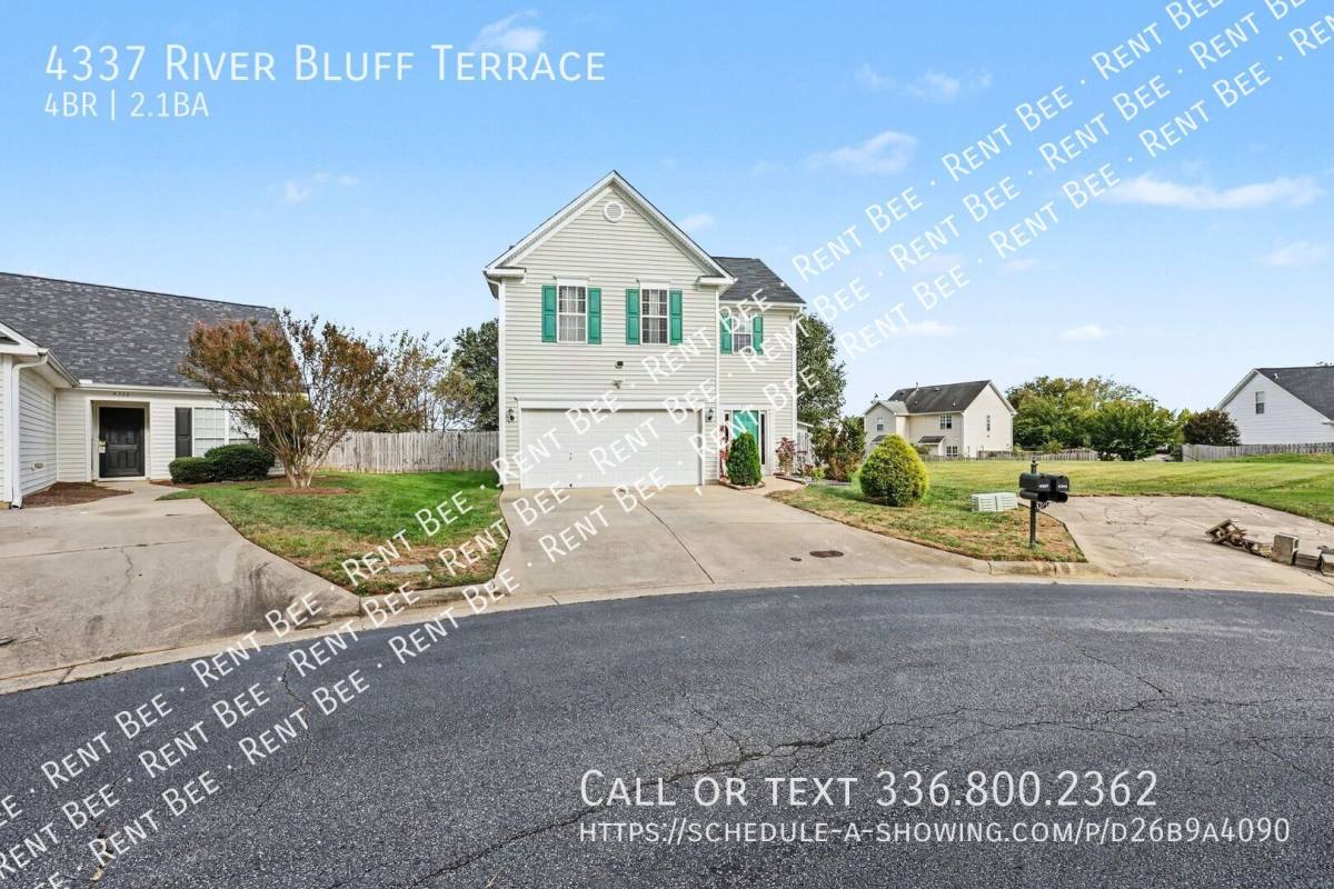 House for rent at 4337 River Bluff Terrace, Greensboro, NC 27409