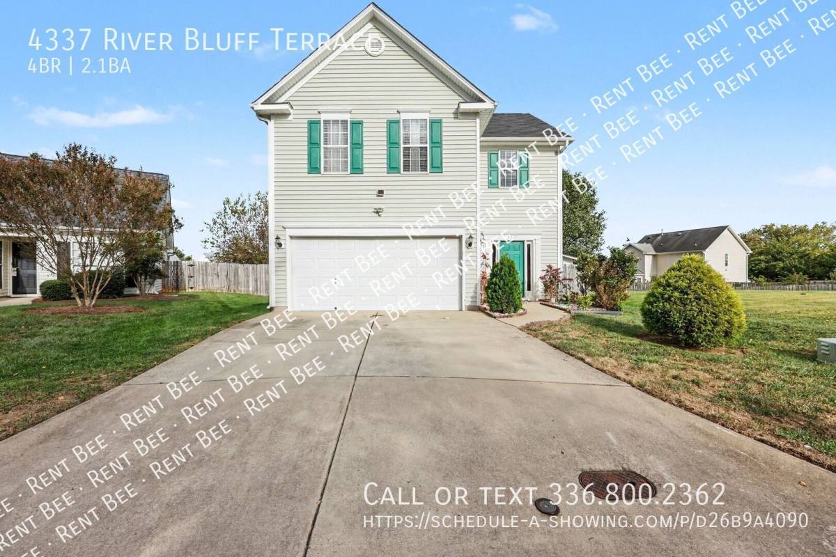 House for rent at 4337 River Bluff Terrace, Greensboro, NC 27409