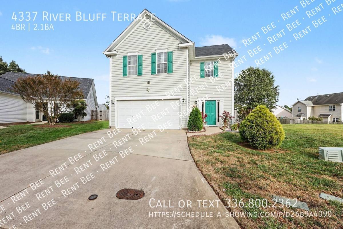 House for rent at 4337 River Bluff Terrace, Greensboro, NC 27409