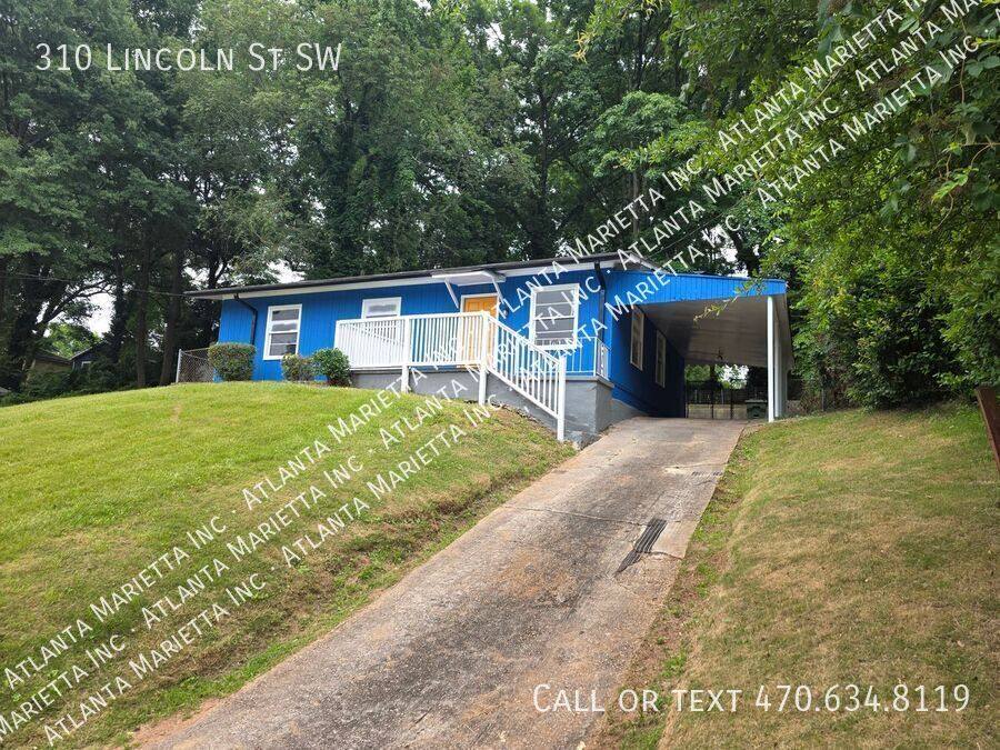 House for rent at 310 Lincoln St SW, Atlanta, GA 30315