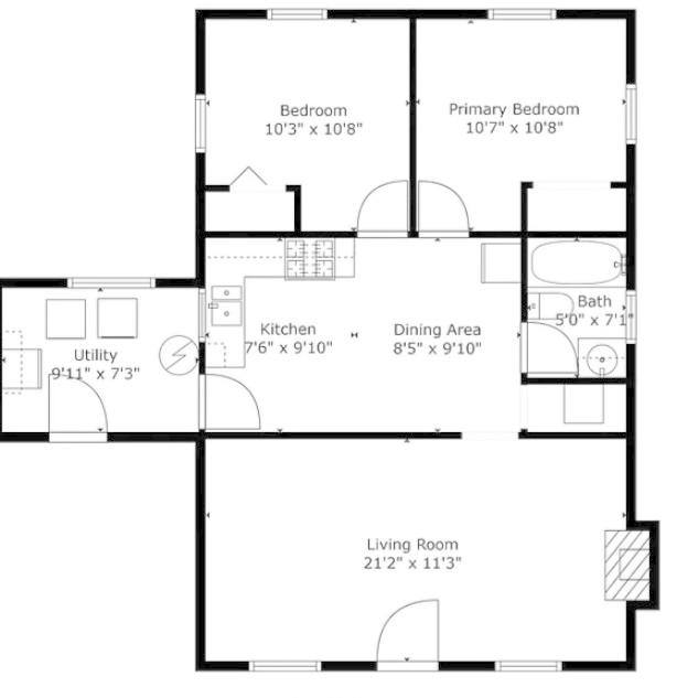 House for rent at 1957 County Rd 3000 N #B, Rantoul, IL 61866