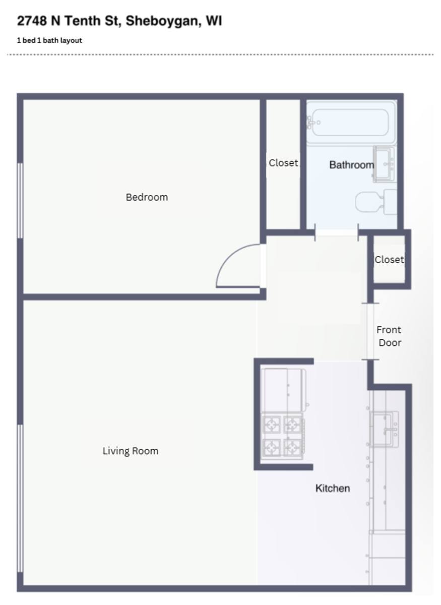 Apartment for rent at 2748 N 10th St, Sheboygan, WI 53083