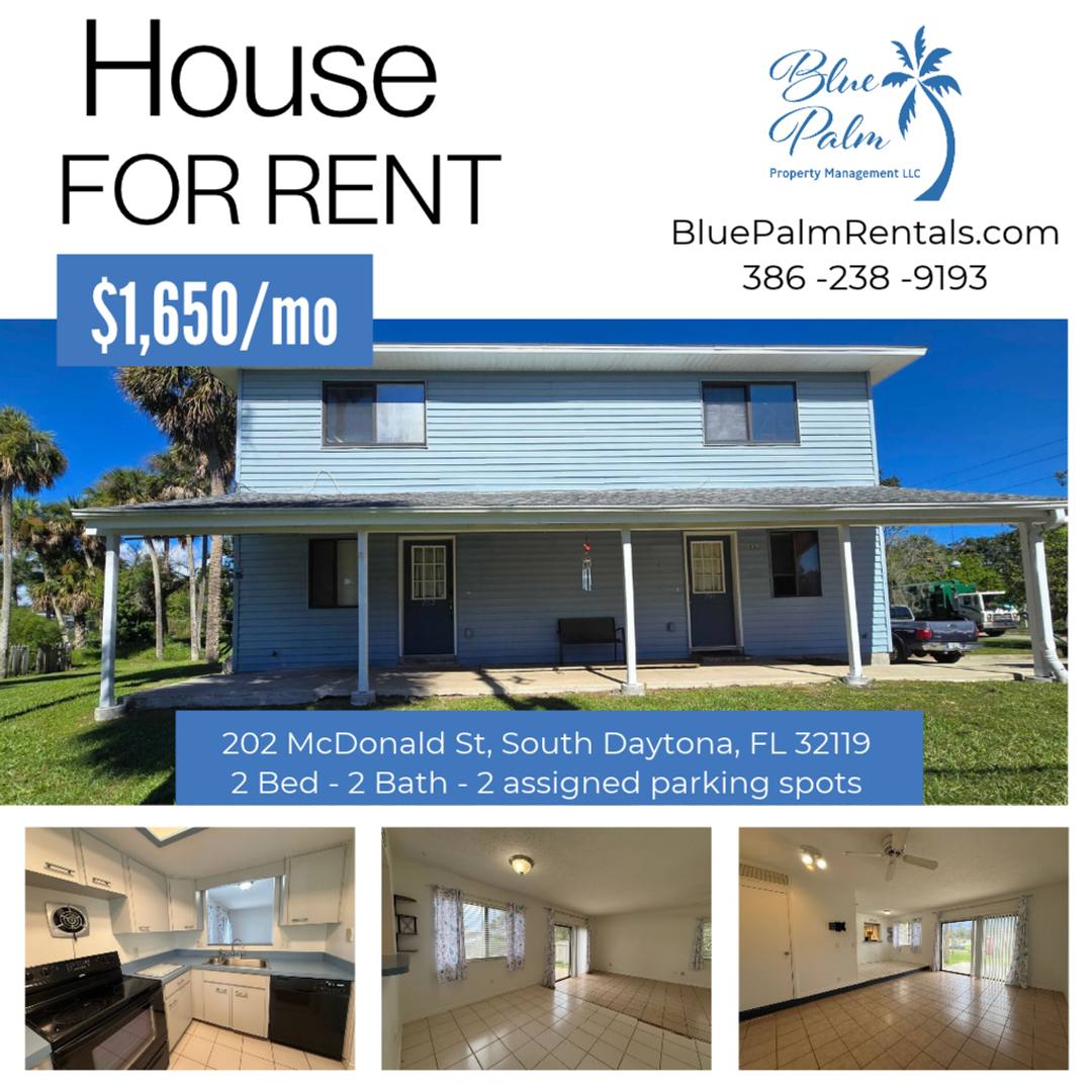 Townhouse for rent at 202 McDonald St, Daytona Beach, FL 32119