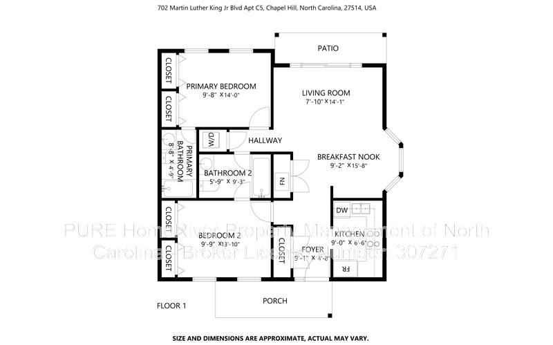 Condo for rent at 702 Martin Luther King Jr Blvd #C5, Chapel Hill, NC 27514