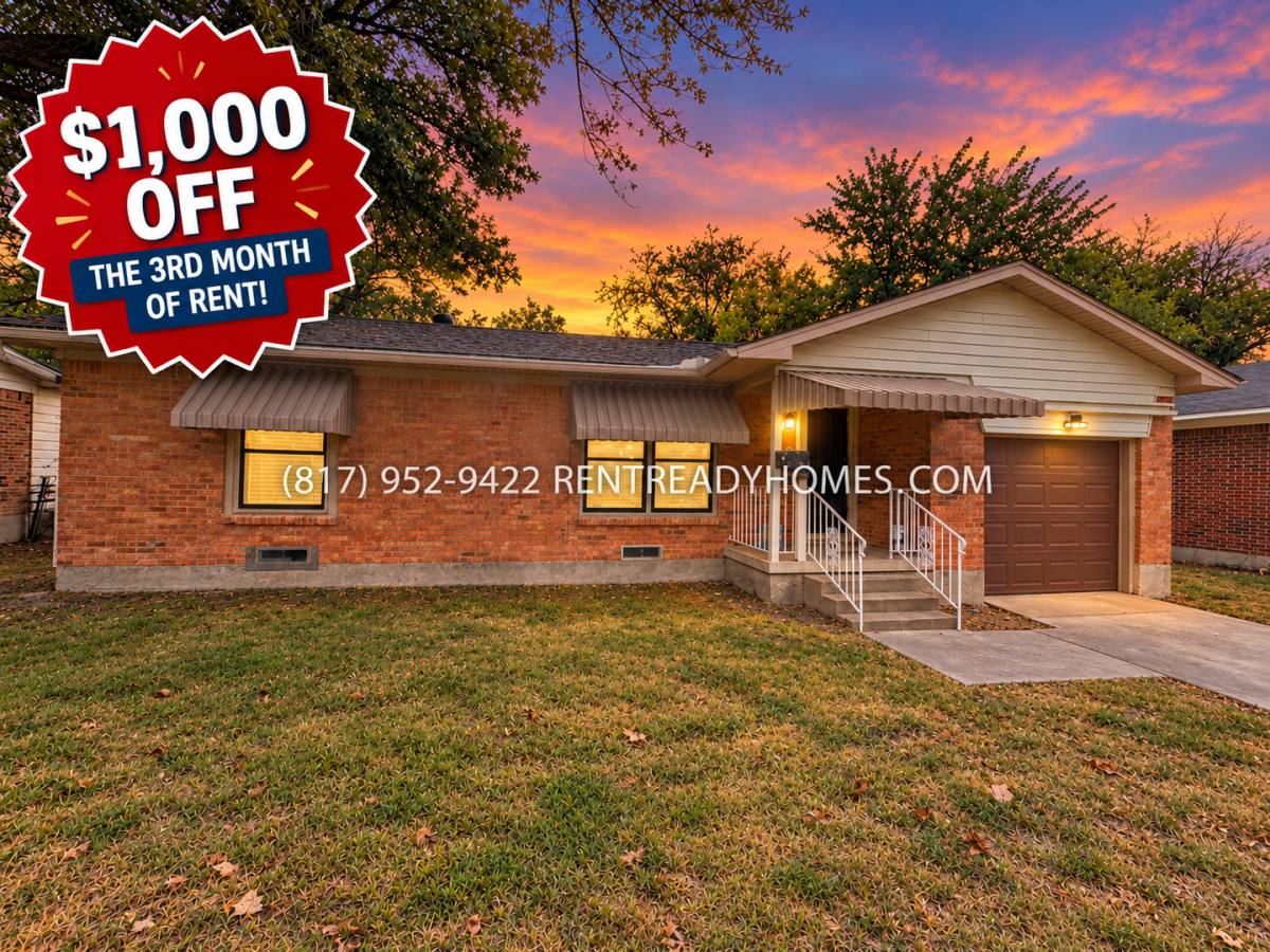House for rent at 1504 Ridgeview St, Garland, TX 75040