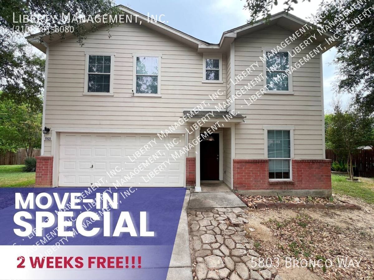 House for rent at 5803 Bronco Way, San Antonio, TX 78239