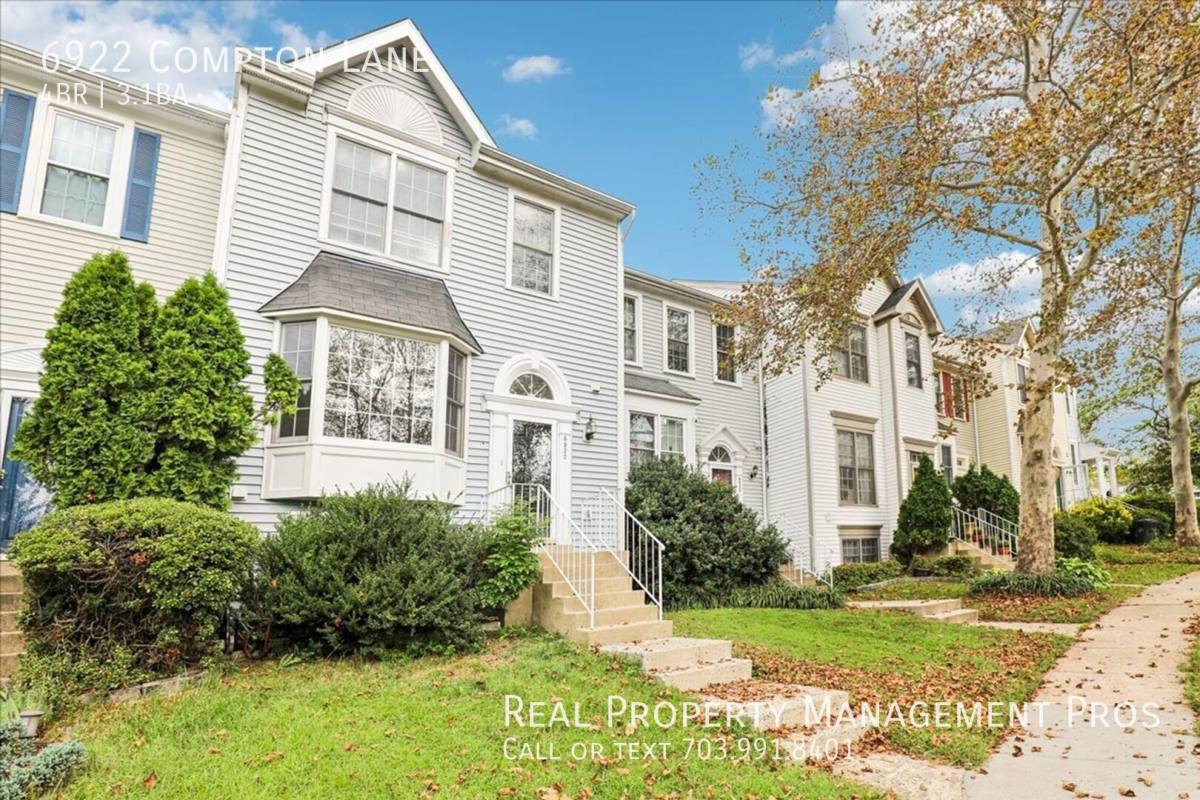 Townhouse for rent at 6922 Compton Lane, Centreville, VA 20121
