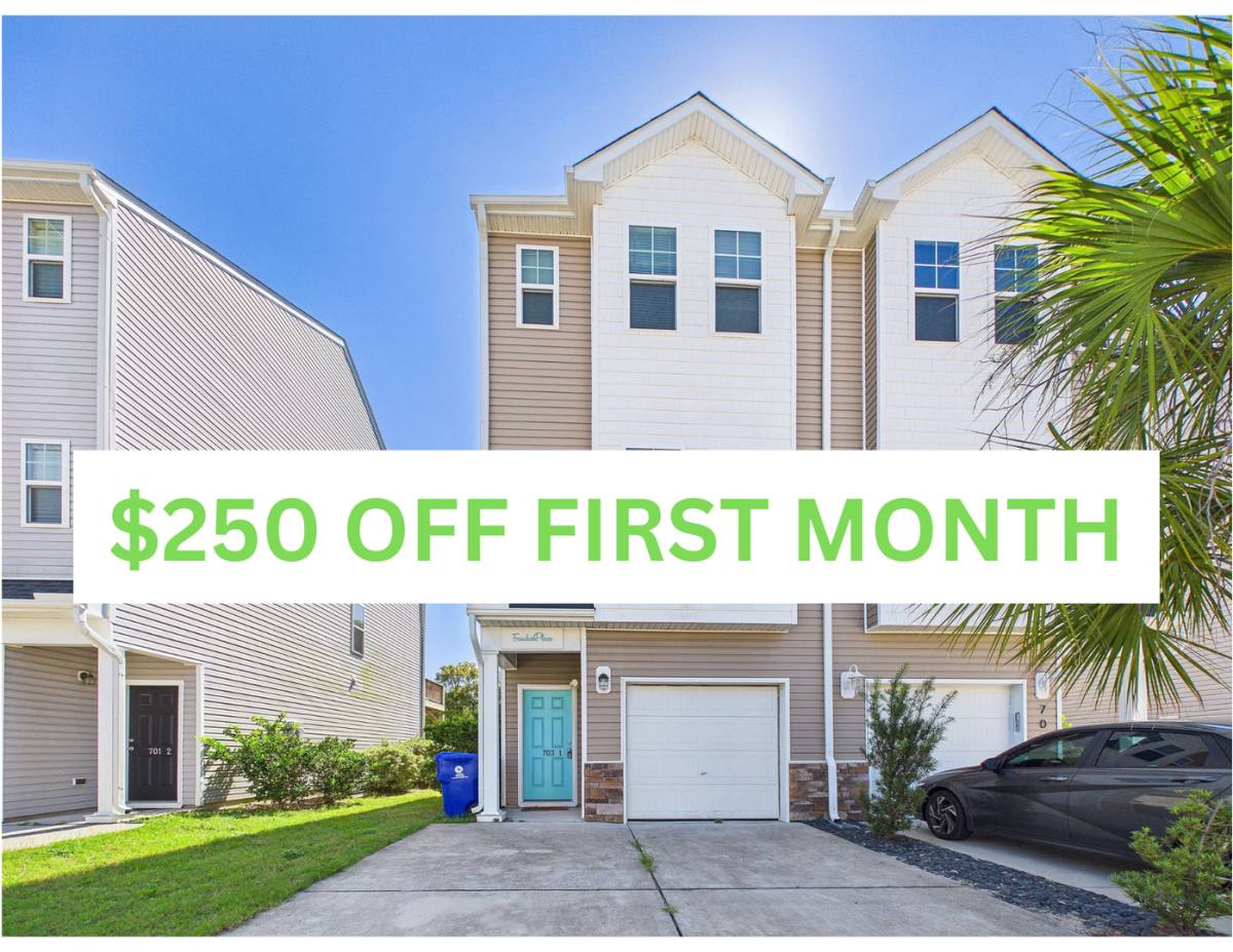 Townhouse for rent at 703 Elton Ave #1, Carolina Beach, NC 28428