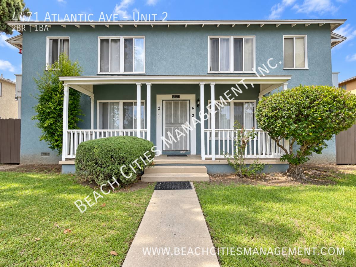 Apartment for rent at 4471 Atlantic Ave #2, Long Beach, CA 90807