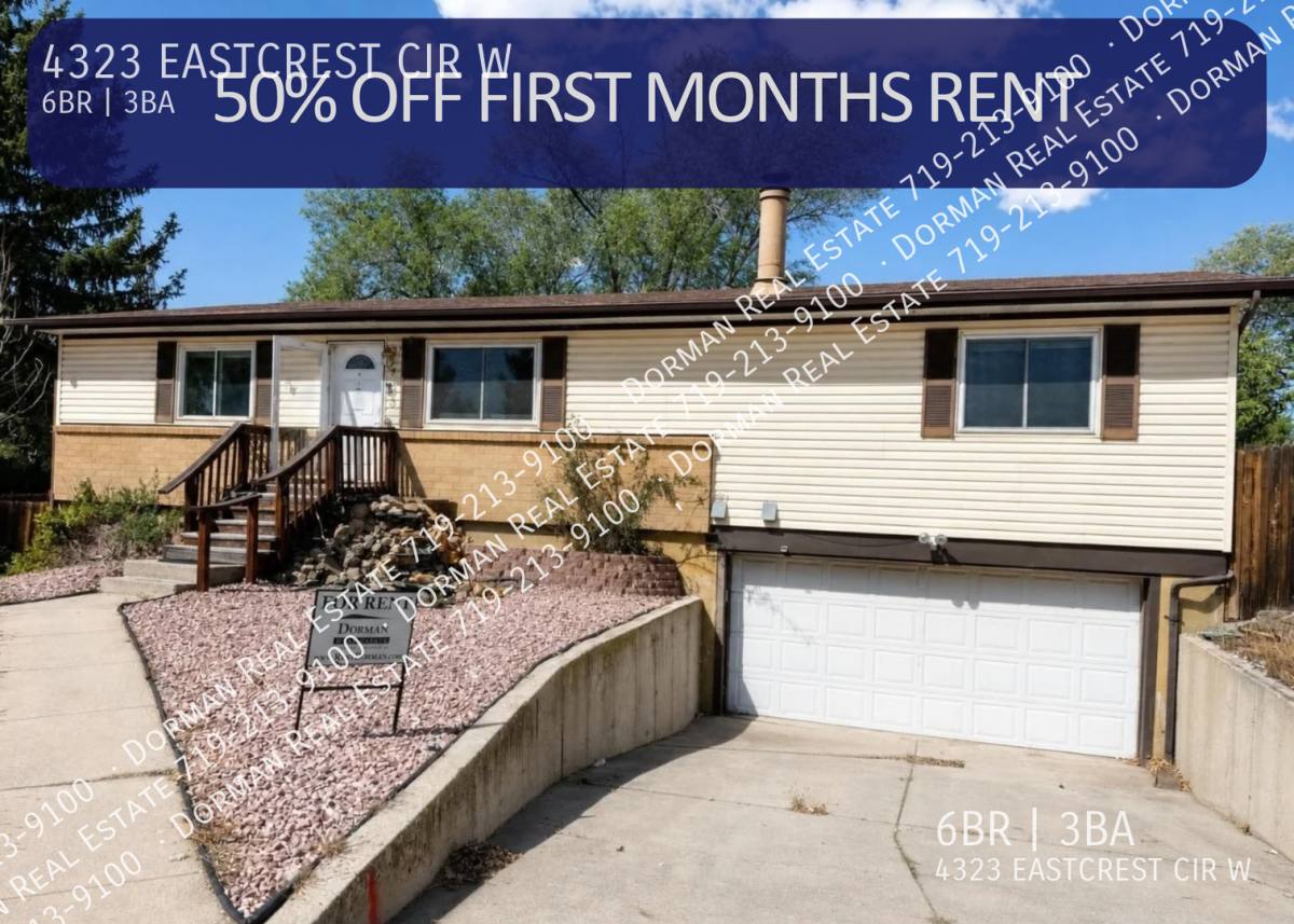 House for rent at 4323 Eastcrest Circle W, Colorado Springs, CO 80916