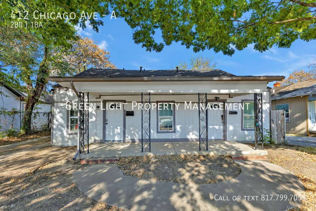 Apartment for rent at 412 Chicago Ave #A, Fort Worth, TX 76103