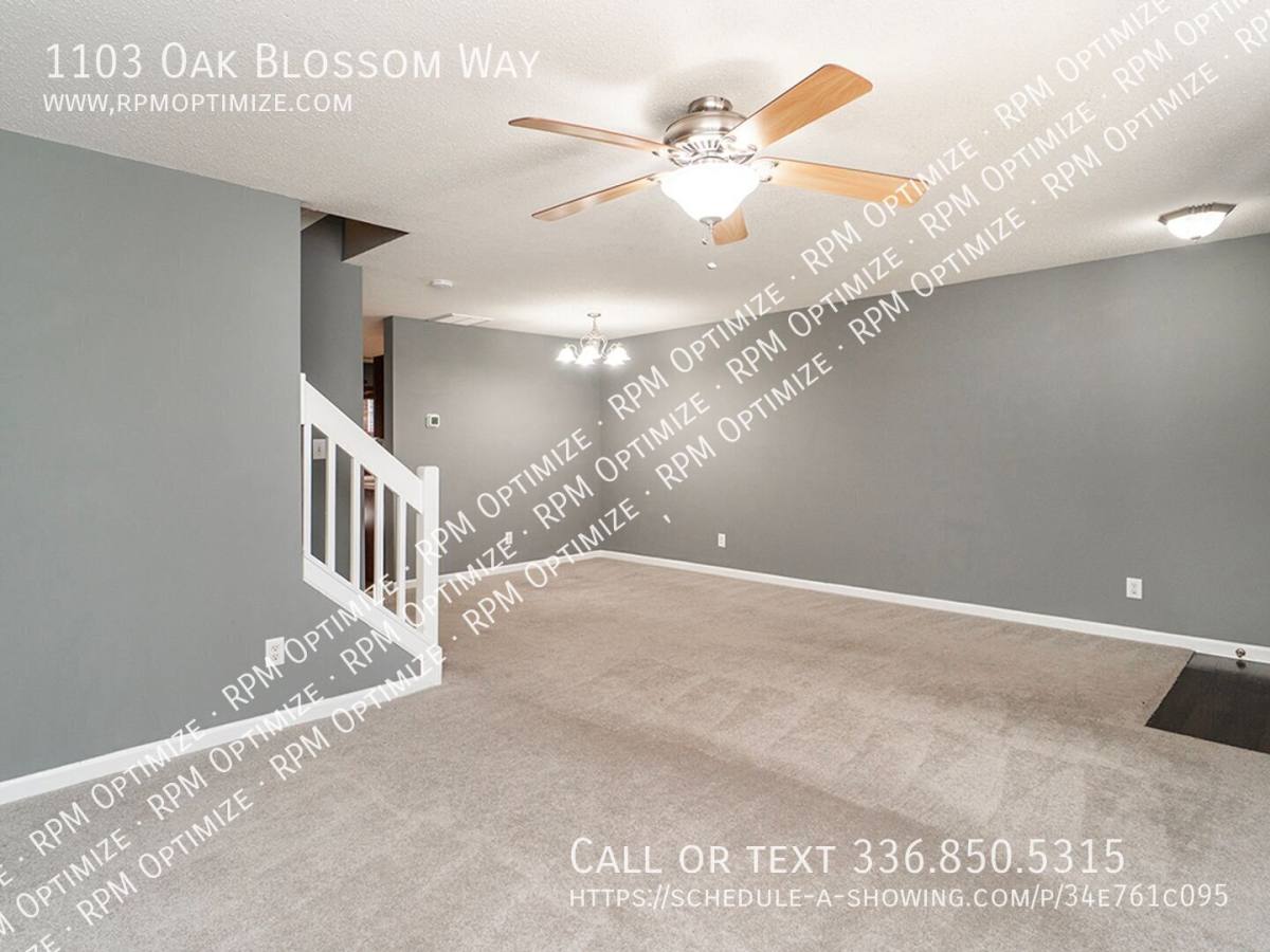 Townhouse for rent at 1103 Oak Blossom Way, Whitsett, NC 27377