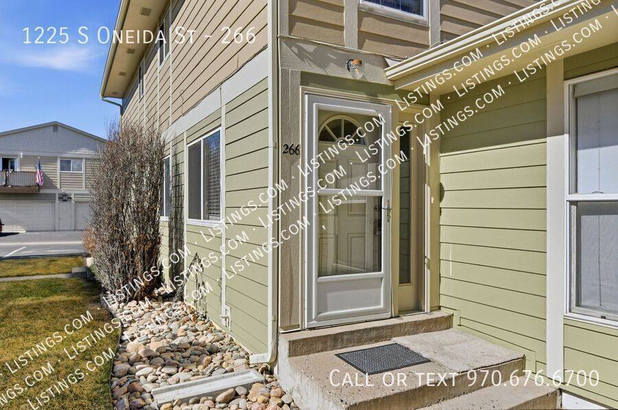 Townhouse for rent at 1225 S Oneida St #266, Denver, CO 80224