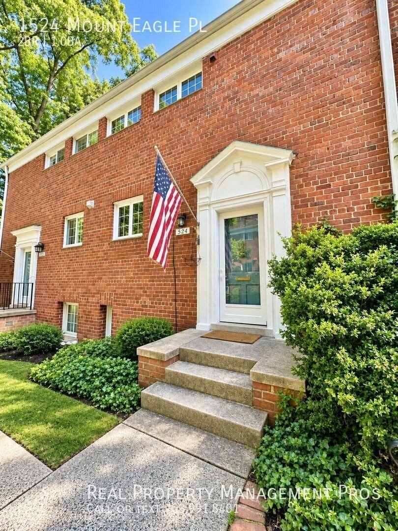 Townhouse for rent at 1524 Mount Eagle Place, Alexandria, VA 22302