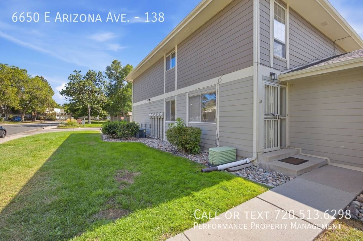 Townhouse for rent at 6650 E Arizona Ave #138, Denver, CO 80224