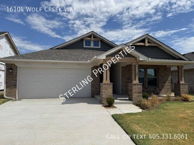 House for rent at 16104 Wolf Creek Way, Oklahoma City, OK 73170