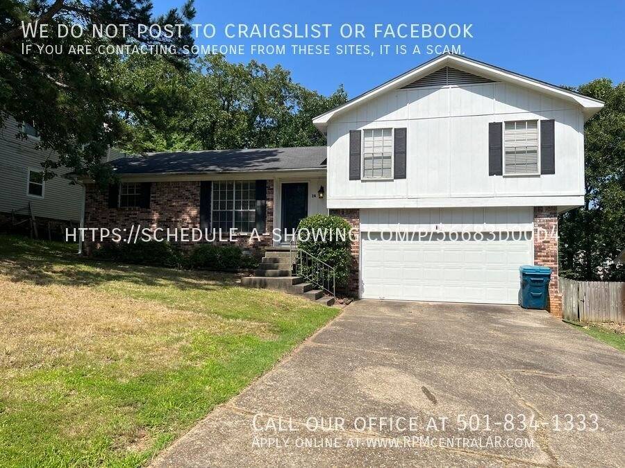 House for rent at 14 Feldspar Court, Little Rock, AR 72212
