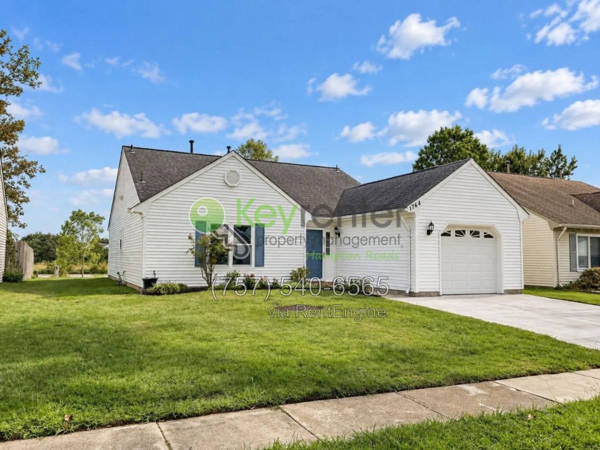 House for rent at 1764 Bernstein Dr, Virginia Beach, VA 23454