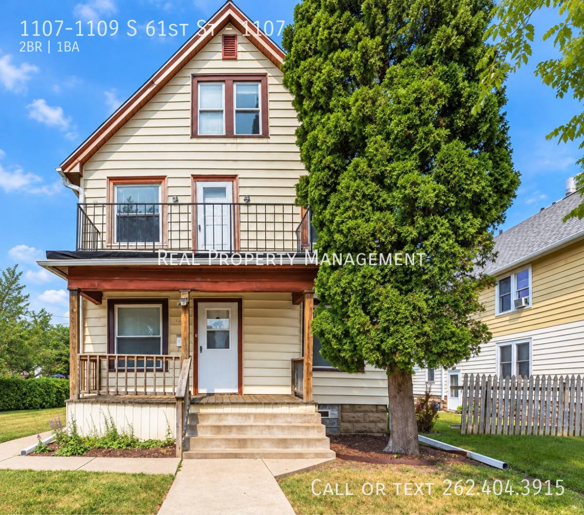 Apartment for rent at 1107-1109 S 61st St, Milwaukee, WI 53214