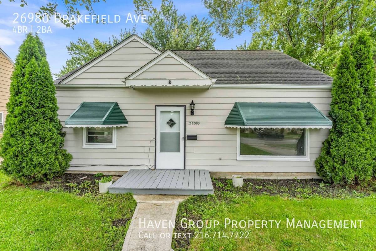 House for rent at 26980 Drakefield Ave, Euclid, OH 44132