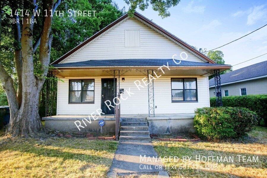 House for rent at 1414 W 11th St, Little Rock, AR 72202