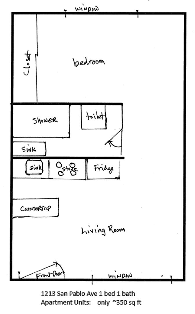 Apartment for rent at 1213 San Pablo Ave, Albany, CA 94706