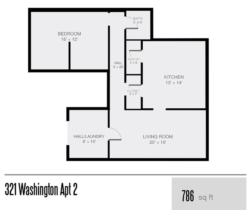 Apartment for rent at 321 Washington St #2, Winona, MN 55987