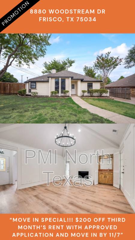 House for rent at 8880 Woodstream Dr, Frisco, TX 75034