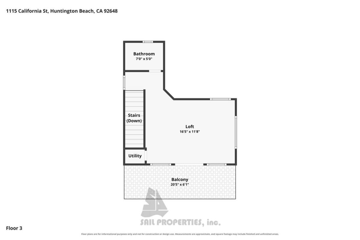 House for rent at 1115 California St, Huntington Beach, CA 92648