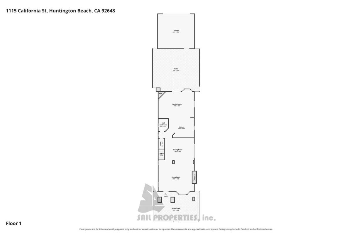 House for rent at 1115 California St, Huntington Beach, CA 92648