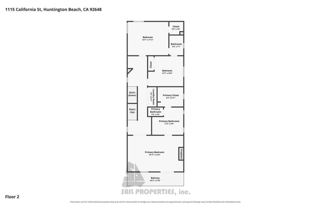 House for rent at 1115 California St, Huntington Beach, CA 92648