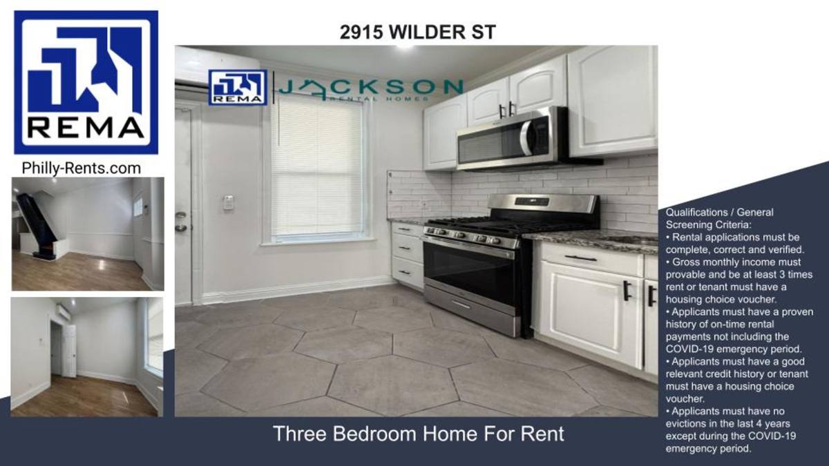 House for rent at 2915 Wilder St, Philadelphia, PA 19146