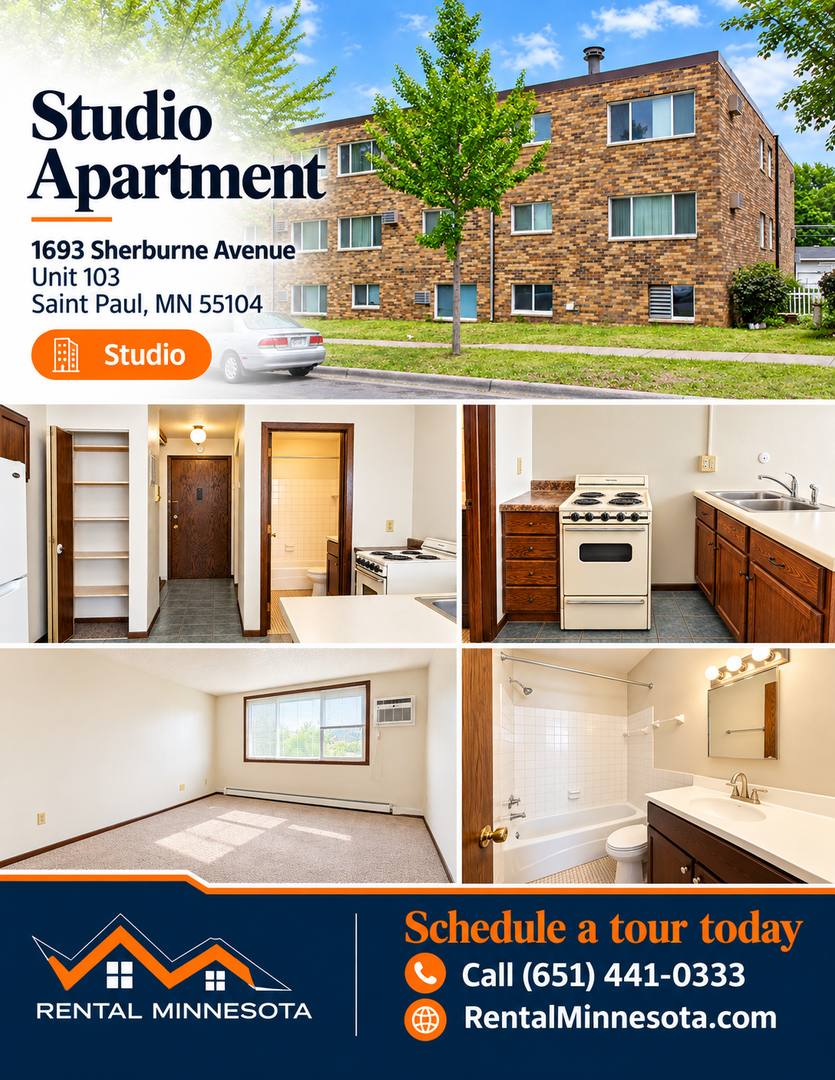 Apartment for rent at 1693 Sherburne Ave, St. Paul, MN 55104