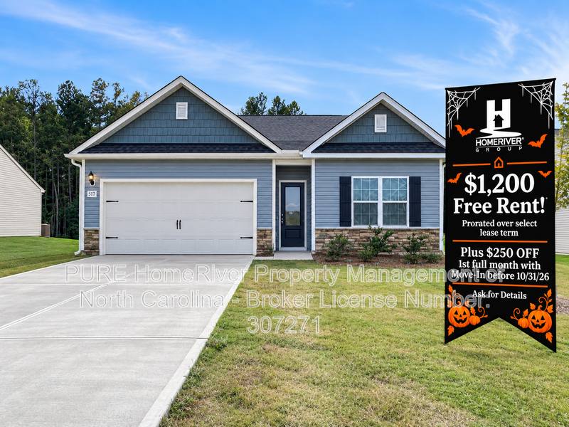 House for rent at 517 Chedworth Dr, Angier, NC 27501