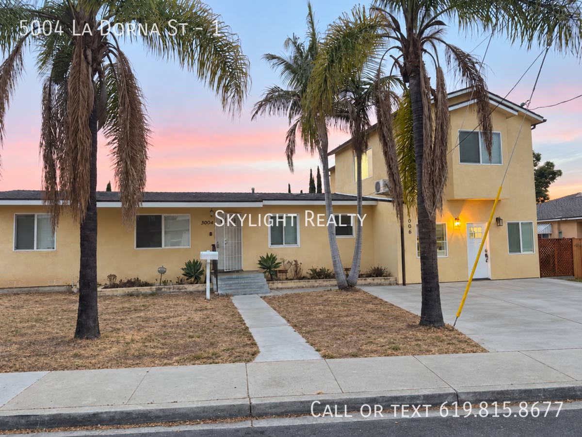 Apartment for rent at 5004 La Dorna St #1, San Diego, CA 92115