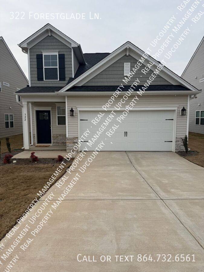 House for rent at 322 Forestglade Lane, Simpsonville, SC 29680