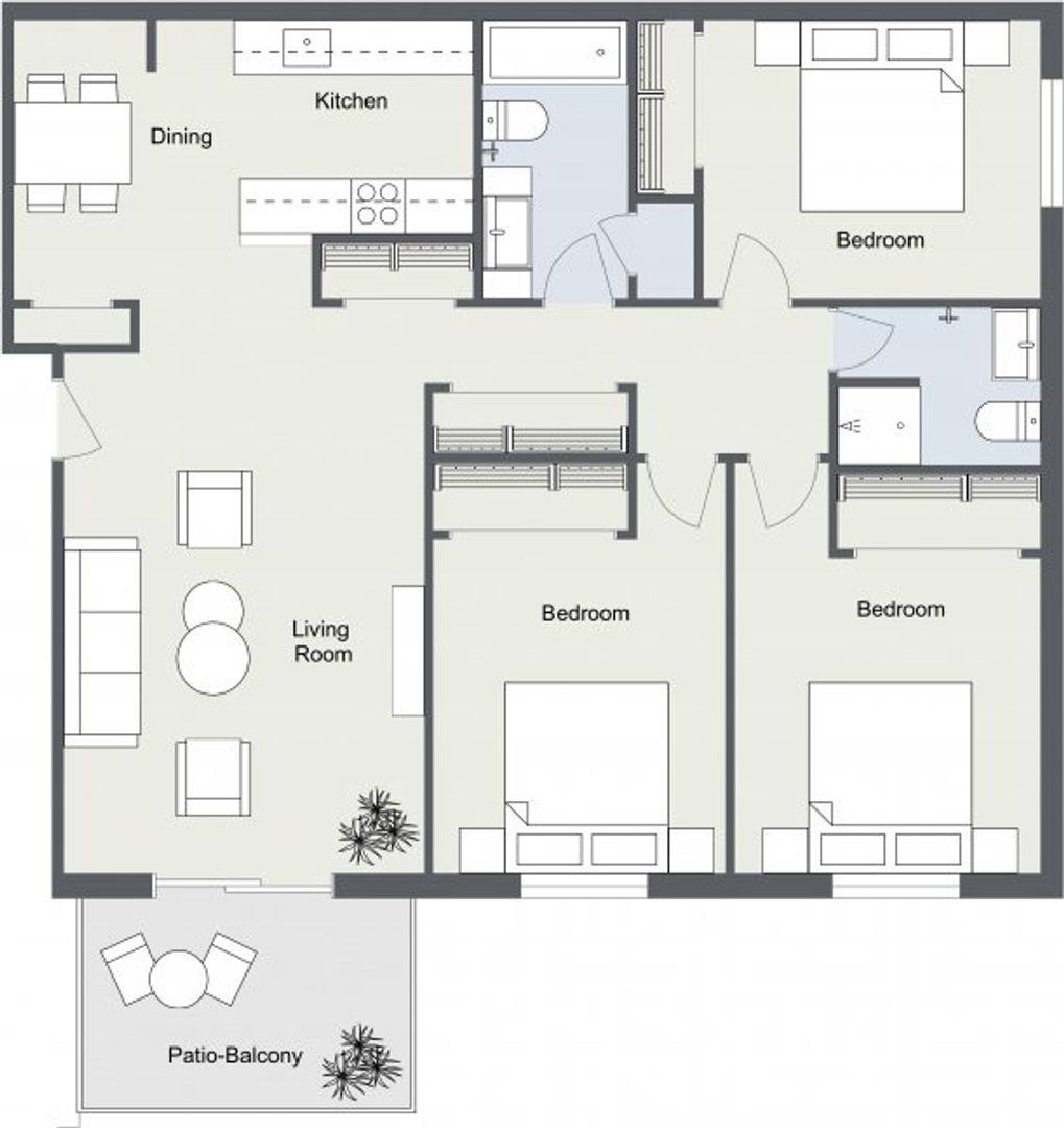 Apartment for rent at 1122 N Dubuque St, Iowa City, IA 52245