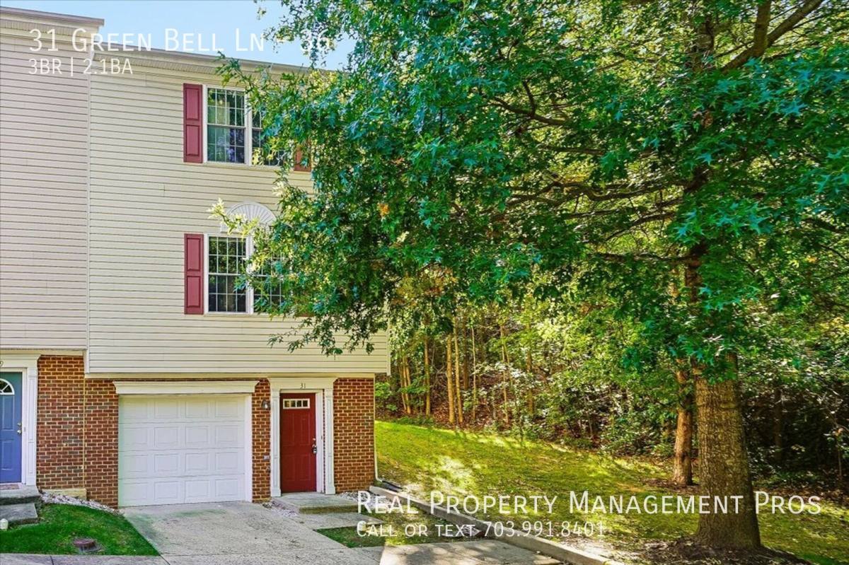 Townhouse for rent at 31 Green Bell Lane #36, Stafford, VA 22554