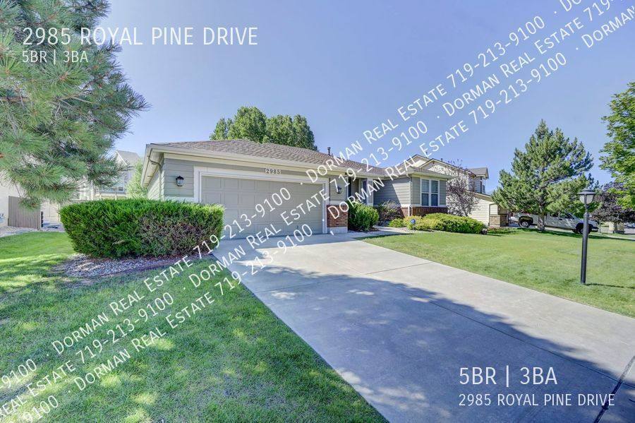 House for rent at 2985 Royal Pine Dr, Colorado Springs, CO 80920